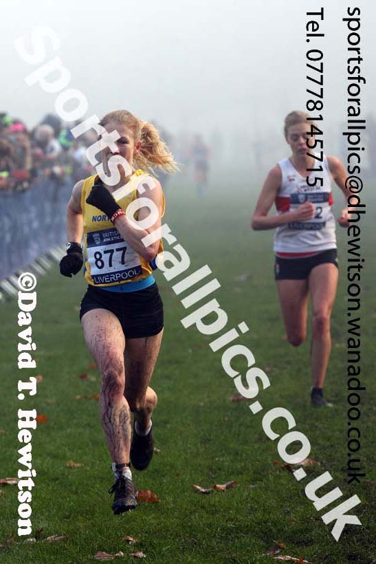 Senior and under-23 women, European Cross Country Trials, Sefton Park, Liverpool. Photo: David T. Hewitson/Sports for All Pics